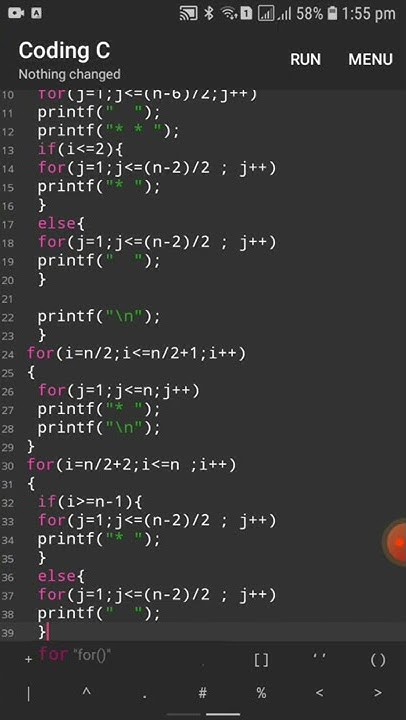 C programming pattern | loop pattern in C programming | #shorts c ...
