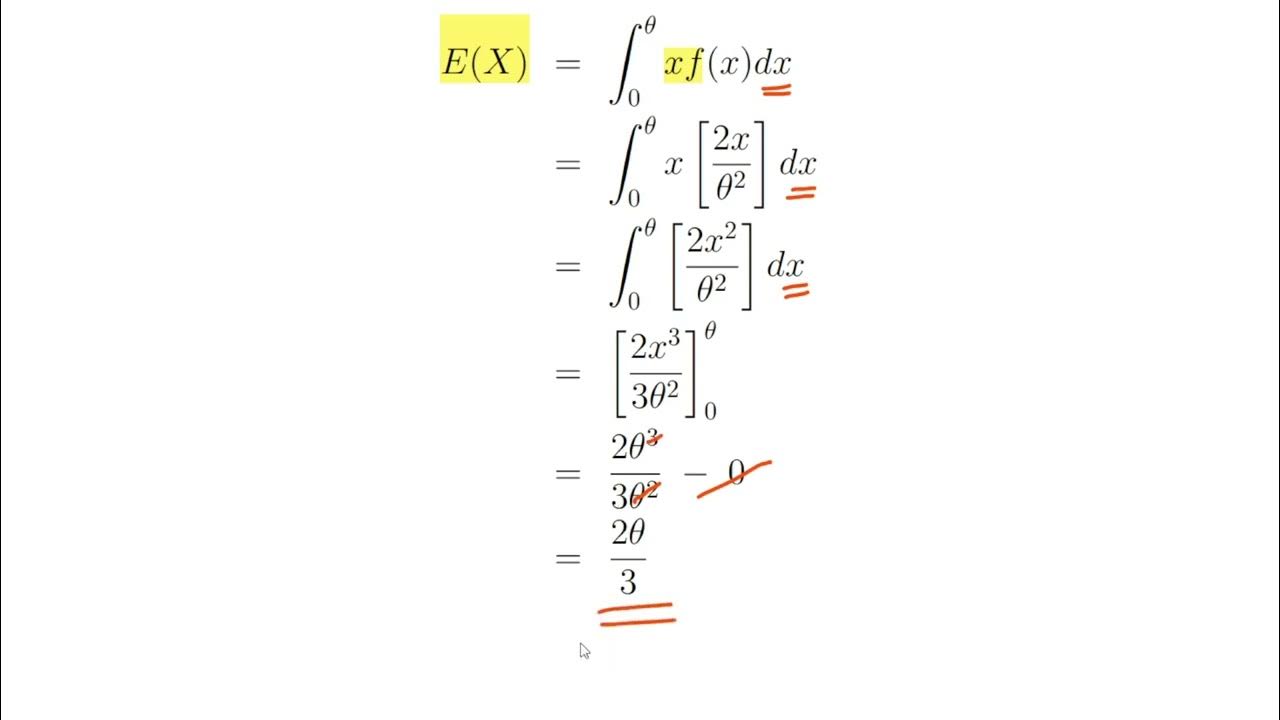 Continuous Random Variables - Expected values and Unbiased Estimation ...