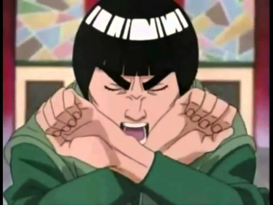 rock lee and guy sensei