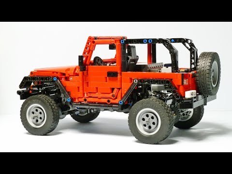 LEGO Technic 42110 Land Rover Defender - Lego Speed Build Review. 