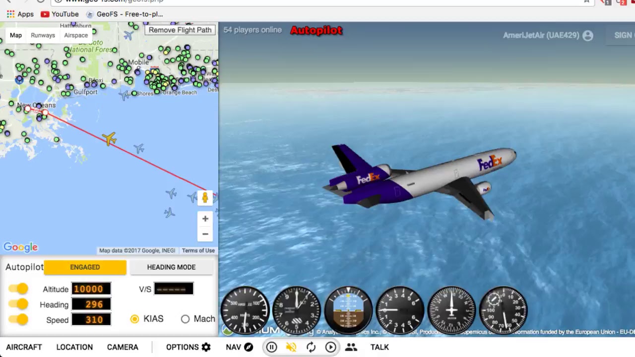 how to take off in google flight simulator mac