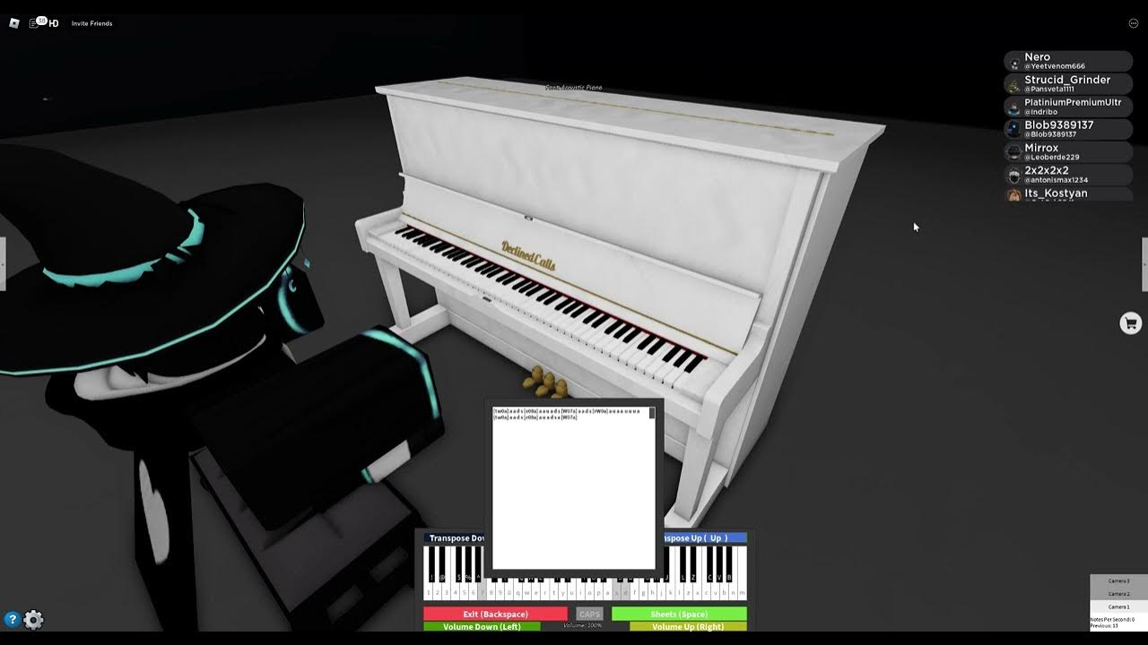 Gigachad Theme Roblox Piano Sheet - YouTube