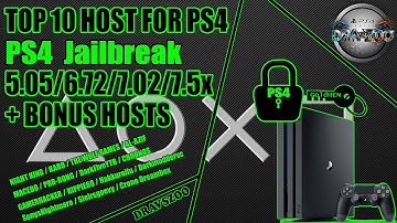 TOP 10 HOST FOR PS4 Jailbreak | PS4 Firmware 5.05/6.72/7.02/7.5x/7.55 + BONUS HOSTS