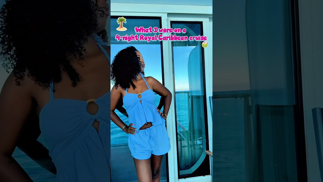 What I Wore on a 4-Night Royal Caribbean Cruise 🚢✨ #royalcaribbean #shorts