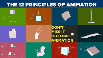 The 12 basic principles of animation. Animation Principles.