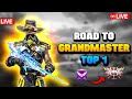 New Grandmaster Top 1 Push✌ V Badge Lobby ❤  Free Fire LIVE! #freefire #shortlive  #bijoybhaiff