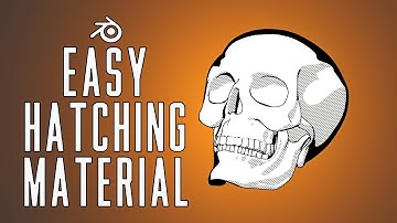 Easy Hatching Material Blender Tutorial