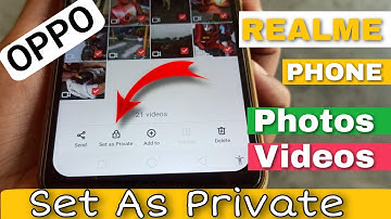 How to View Set as Private Photos and Videos in Realme Phone 🔥