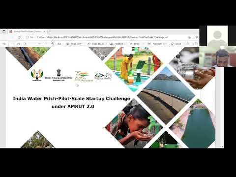 Q&A Session on India Water Pitch-Pilot-Scale Start-up Challenge of AMRUT 2.0, MoHUA