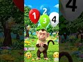 WHICH COLOR IS BALLOON 3? 🎈🐒 | Learn Colors & Numbers | Dancing Monkey | Wonder World Kids