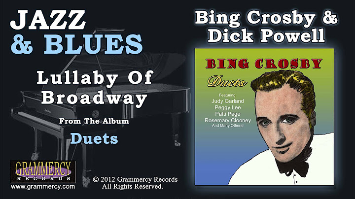 Lullaby of Broadway Live version - Live performance video thumbnail