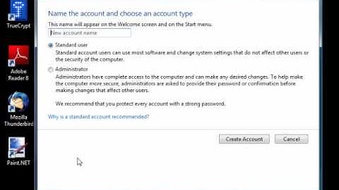 Configure Vista user accounts (or Windows 7 user accounts) quickly and easily
