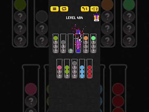 Ball Sort - Color Puzzle Game - Level 494 - Walkthrough SOLVED by RobotPlayer AI!!!