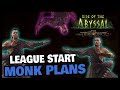 Monk League Start Plans - Invincible Invoker? Flicker? Slams?