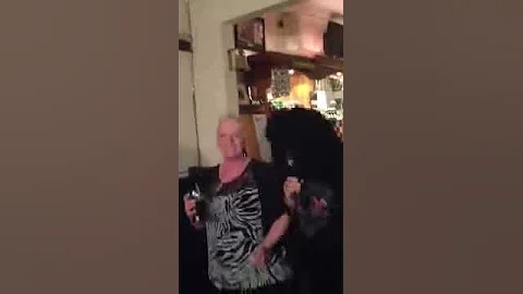 Tracy Lea and Jack on a normal Saturday night