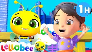 Happy Place | LELLOBEE | Nursery Rhymes &amp; Cartoons for Kids | Moonbug