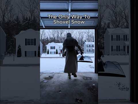 The only way to shovel snow #starwars #cosplay #snowday #shorts