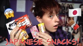 Trying Japanese Snacks