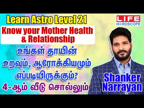 Learn Astrology in Tamil Level 21 | Learn Astrology For beginners | Life Horoscope #Shanker Narrayan