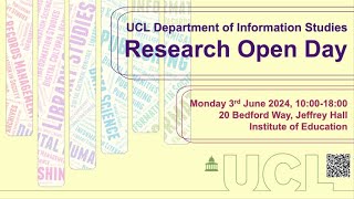 DIS Research Open Day - keynote from Professor Elizabeth Shepherd