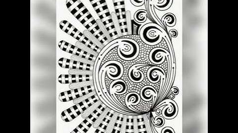 MOST BEAUTIFULL ZENTANGLE PATTERNS ART