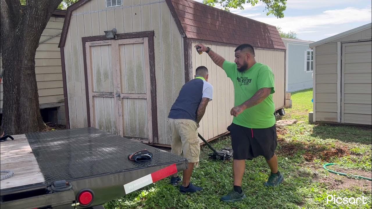 How to move a shed YouTube