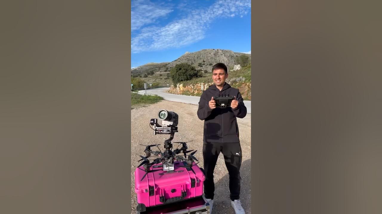 Gyro + Gimbal + FPV drone On set filming #drone #fpv #gyro - YouTube