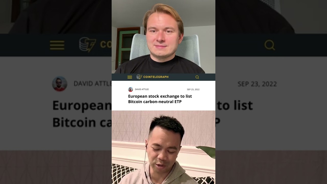 European stock exchange to list Bitcoin carbon-neutral ETP