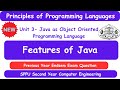 features of java | java features | sppu ppl unit 3