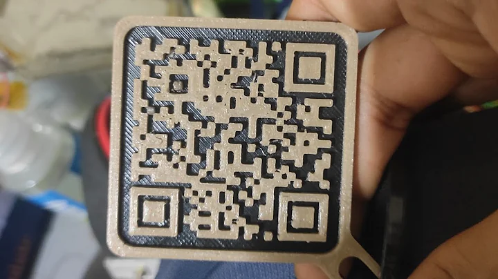 How to 3D Print a QR code of Any Link...