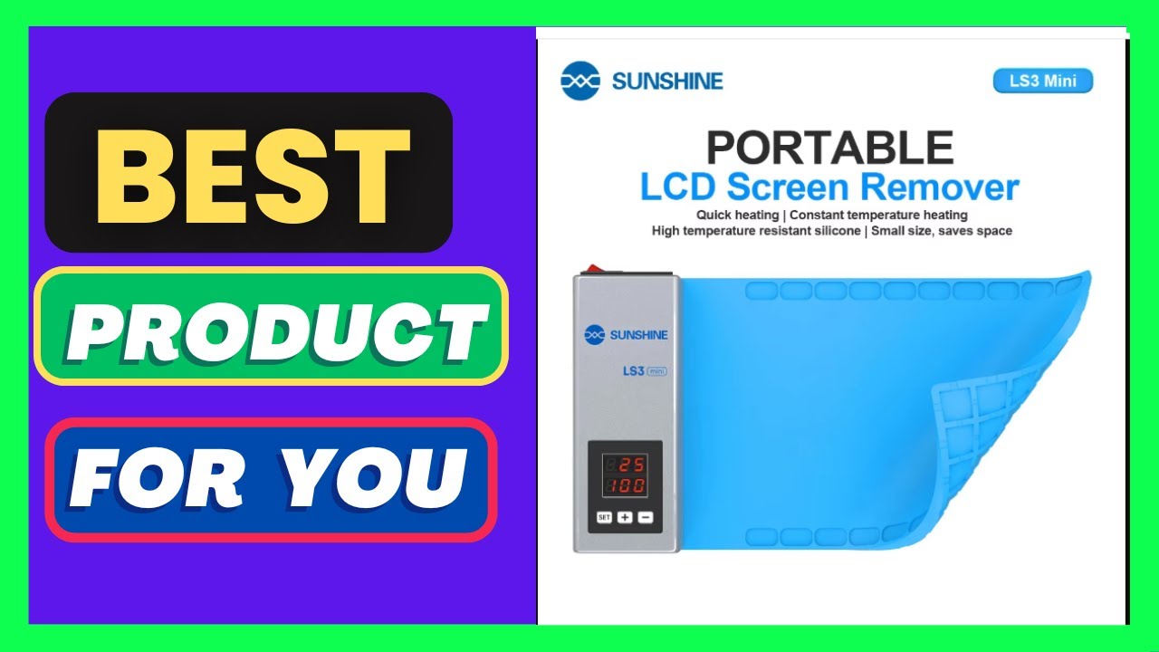 Sunshine Less Screen SUNSHINE LS3-Mini LCD Screen Separator Heating Tabl - YouTube