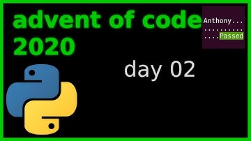 2020 advent of code - day 02 solutions