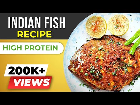 Fish Recipes Indian Style - HEALTHY Fish recipes for WEIGHT LOSS - GRILLED Pomfret recipe