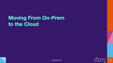 Moving from on-prem to cloud | JNUC 2021