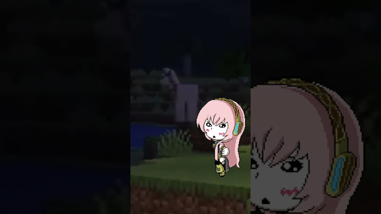 How the average Megurine Luka enjoyer plays Minecraft tbh // #MegurineLuka #Minecraft #Vtuber