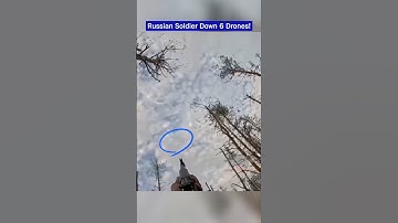 Insane Accuracy: Russian Soldiers Shot Down 6 FPV Drones!