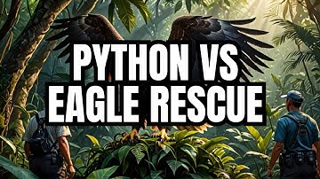 Heroic Rescue Team Saves Eagle from Giant Python 🦅🐍 | Epic Jungle Battle