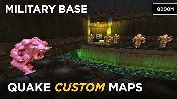 Quake Maps - QDOOM: Military Base (secret map)