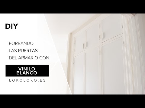 5 ideas para forrar con vinilo las puertas de tus armarios