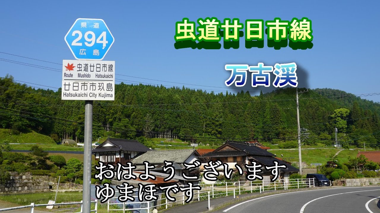 広島県廿日市市 虫道廿日市線 万古渓ツーリング YouTube