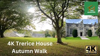 Trerice house and gardens a relaxing autumn walk in 4K