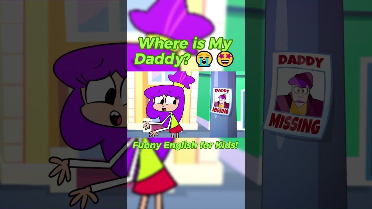 Where is My Daddy  Funny English for Kids  shorts  kids  family  funny