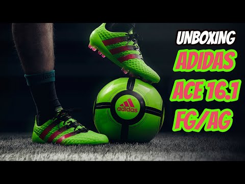 Video [UNBOXING]: GIÀY ĐÁ BANH ADIDAS ACE 16.1 FG GREEN PINK... - youtube