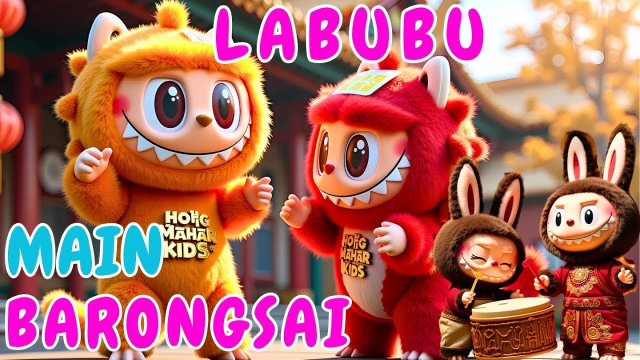 [ LABUBU ] LABU LABUBU MAIN BARONGSAI BERSAMA TEMAN TEMAN - LAGU ANAK ...