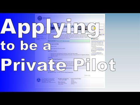 Hoe in te vullen IACRA | Private Pilot Application