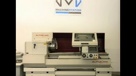 Harrison Alpha 400 CNC Turning Center Teach Lathe W/Fanuc - MachineStation # 1832