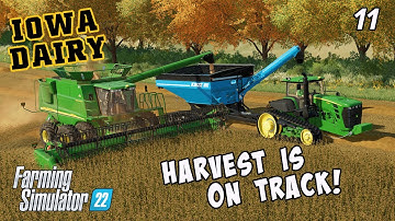 Soybean Harvest is underway and tracking toward a great yield! - IOWA DAIRY - UMRV EP11 - FS22