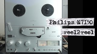 Philips N7150 катушечный магнитофон. Диагностика и ремонт. Часть 1