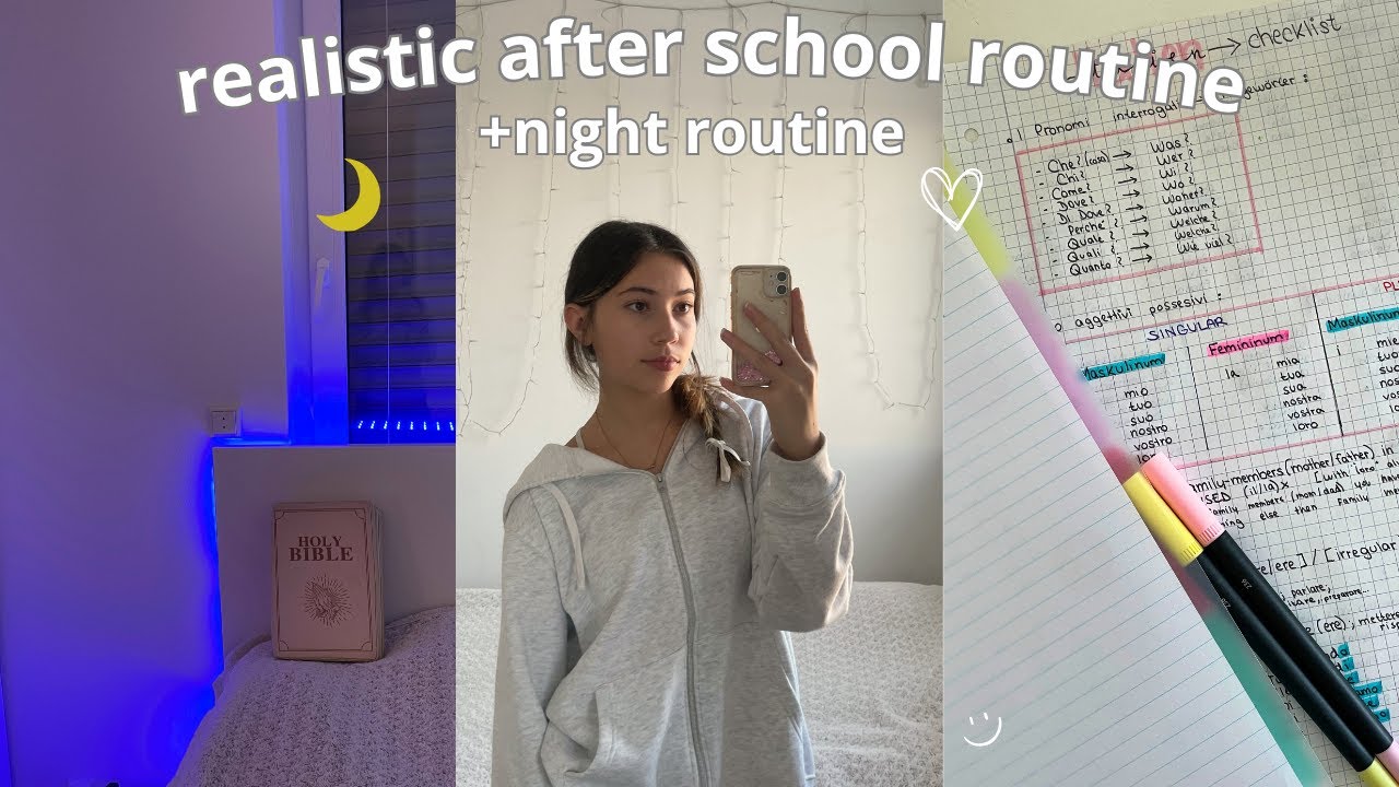 REALISTIC after school routine *winter edition* - YouTube