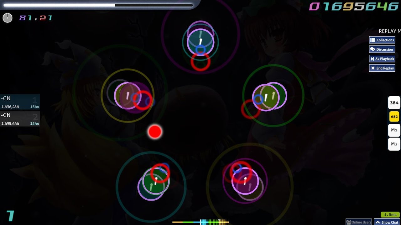 osu! - Kucchy vs. Akky - Yakumo ~ JOINT STRUGGLE [TAG4] nomod pass, 10.4 stars